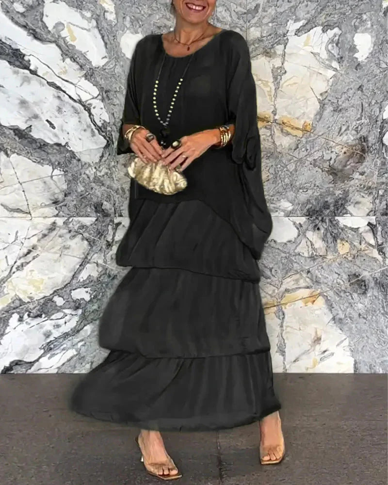 Morgan™ | Layered Green Maxi Dress