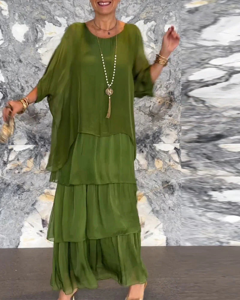 Morgan™ | Layered Green Maxi Dress